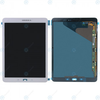 Samsung Galaxy Tab S2 9.7 (SM-T810, SM-T815) Modul de afișare LCD + Digitizer alb GH97-17729B foto