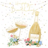 Felicitare - Bday Gen - Atoast To you | Ling Design