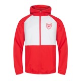 FC Arsenal geacă de bărbați cu glugă Shower red white - XXL