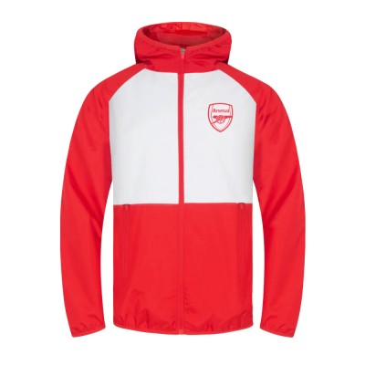 FC Arsenal geacă de bărbați cu glugă Shower red white - S foto