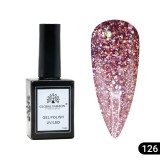 Oja semipermanentă Global Fashion, Gel polish&nbsp;Elite Glow 15&nbsp;ml,&nbsp;126