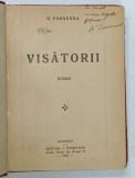 DEDICATIA lui N. PORSENNA pe romanul sau VISATORII , 1925