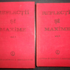 Constantin Badescu - Reflectii si maxime 2 volume (1989, editie cartonata)