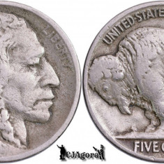 1913, 5 Cents - Buffalo Nickel - Statele Unite ale Americii