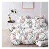 Lenjerie pat dublu,bumbac finet,6 piese,cearceaf normal 220x240cm, cearceaf pilota 200x220cm, 2 fete de perna 50x70, 2 fete de perna 70x70-A1071, Talo