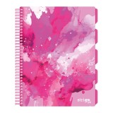 Caiet cu Spirala si Separatoare Strigo Pads Project Book Fusion A4, Matematica