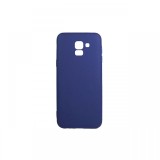 Husa Samsung Galaxy J6 (2018) Lemontti Silicon Silky Albastru Inchis