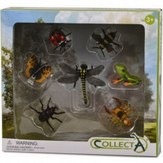 Set 7 figurine insecte Collecta, 3 ani+