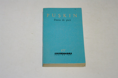 Dama de pica - Puskin - bpt - 1963 foto