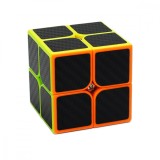 Cub Magic 2x2x2 Yumo Cube, stickere fibra de carbon, 191CUB-1
