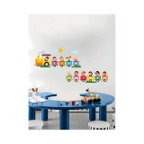 Cumpara ieftin Sticker Perete Autocolant Trenulet cu Cifre - 66x45cm - 92890