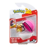 Pokemon Set figurine Clip n Go, Dedenne &amp; Love Ball, Jazwares