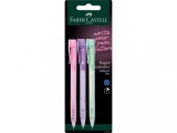 Pix Faber-Castell RX P5, 0.5 mm, semi-gel, albastru, pastel, 3 buc blister