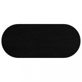 Cumpara ieftin Blat de masa maro inchis 140x60x4 cm lemn masiv de stejar oval