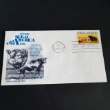 Plic Filatelic SUA . Rural America Angus 1873-1973