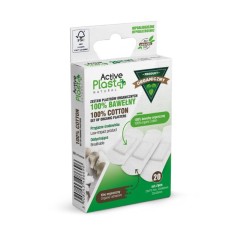 Plasturi bumbac organic 100%, 20 bucati, ActivePlast