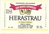NI481 Etichetă bere superioară Herăstrău, tip Valea Prahovei, &Icirc;ntreprinderea Bere București