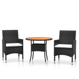 Cumpara ieftin Set mobilier de gradina, 3 piese, poliratan