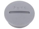 Capac protecție PG11 poliamidă gri &icirc;nchis