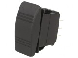 Comutator Basculant Negru 20A/14VDC IP56