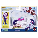 SPIDEY PRIETENII EXTRAORDINARI SET MOTOCICLETA SI FIGURINA GHOST SPIDER 10CM SuperHeroes ToysZone