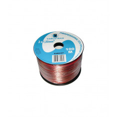 Cablu difuzor CCA 2x1mm transparent Cabletech KAB0357