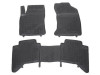 Set covorase auto din cauciuc Hilux (N120), 06.2016- Modele Cu 4 Usi, negru; polietilena (PE), 3 bucati, Rapid