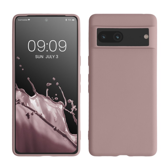 Husa kwmobile pentru Google Pixel 7, Silicon, Mov, 59399.236