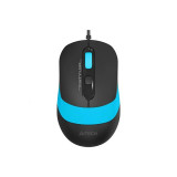 Mouse A4TECH cu fir USB negru / albastru FM10 Blue