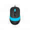 Mouse A4TECH cu fir USB negru / albastru FM10 Blue