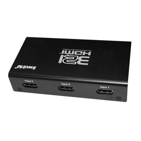 HDMI Switch Kworld 321(3to1 output) CADOU cablu HDMI de 1,5m cu telecomanda