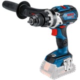 Bosch GSB 18V-110 C - Masina de gaurit si insurubat cu percutie fara acumulatori si incarcator Li-Ion 18 V - Ah 110 Nm motor fara perii led iluminare