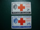 PITCAIRN ISLANDS 1963 SERIE CRUCEA ROSIE MH