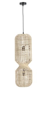 Lustra bej Malabo 25x77.5 cm foto