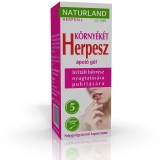 Gel tratament herpes Naturland Herpesil 10g, calmare si regenerare piele, cu plante medicinale