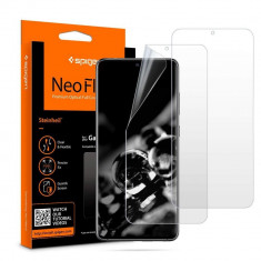 Set 2 x Folie Samsung S20 Ultra, Spigen Neo Flex, Autoregenerabila, Flexibila foto