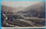 Carte Postala, Baile Slanic Moldova, Posul de la Gura Slanicului, perioada interbelica