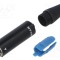 Conector XLR mini 3 pini tată drept pe cablu REAN 5A 500V aurit