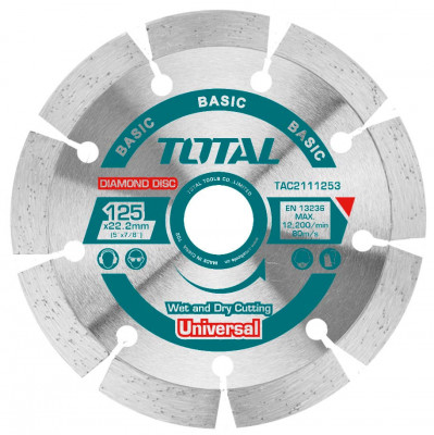 TOTAL - DISC DEBITARE BETON - 125MM PowerTool TopQuality foto