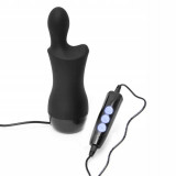 Vibrator - Doxy The Don Plug-In Anal Toy Negru