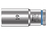 Cheie Tubulară Hex 19mm 3/8 64mm Oțel Crom-Vanadium