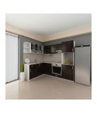 Bucatarie Colt Roza 170x240cm, Pal Melaminat Wenge - Livrare Rapida