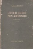 Lectii de calcule prin aproximatii