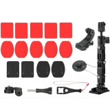 Sistem avansat prindere camera GoPro Hero 13, DJI Action 5 Pro la casca motocicleta, Surewo, culoarea negru
