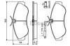 Set placute frana,frana disc FIAT DUCATO platou / sasiu (230) (1994 - 2002) BOSCH 0 986 424 031