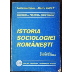 ISTORIA SOCIOLOGIEI ROMANESTI - STEFAN COSTEA, IRINA CRISTEA &amp; CO
