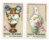Romania (100) - Expozitia Filatelica romano-chineza, 1991, serie neoblit. + FDC