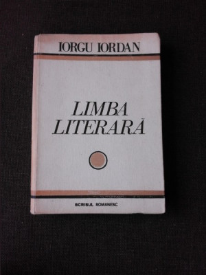 Limba literara , Iorgu Iordan foto