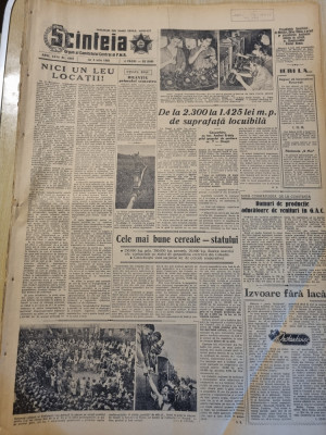 scanteia 3 iulie 1958-slanic moldova,colectivistii din cobadin,onesti foto