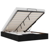 Cumpara ieftin Cadru pat otoman fara saltea Negru 140x190 cm tesatura